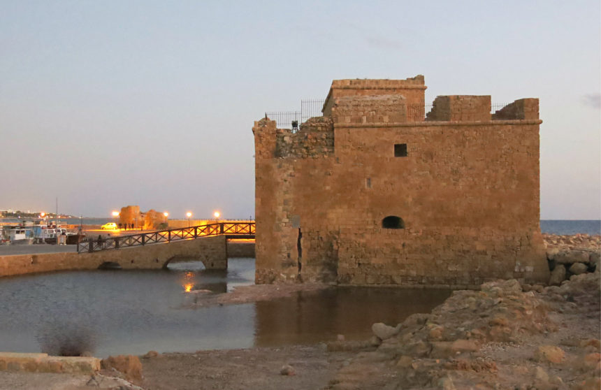 Mittelalterliche Burg und byzantinische Festung in Paphos auf Zypern.