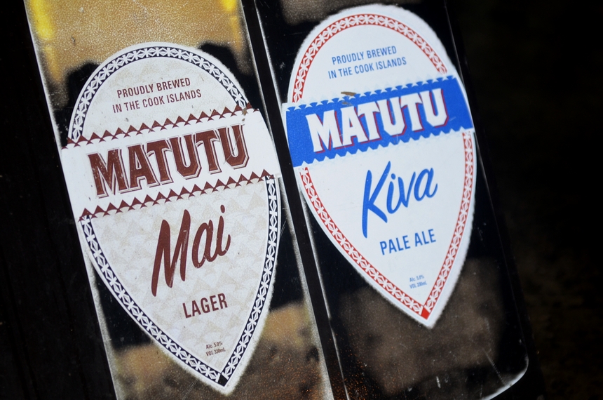 Die Südsee Brauerei Matutu Brewing ist auf den Cookinseln bekannt für die beiden Biersorten Matutu Mai und Matutu Kiva.