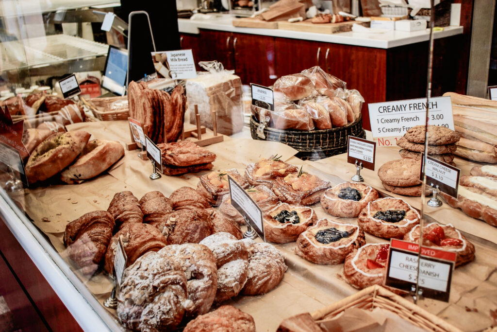 With the sweet delicacies of the Andersen Bakery, you can start a stroll through San Francisco's Japantown well strengthened.