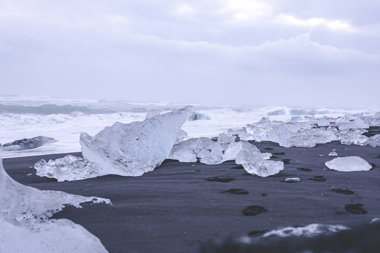 Iceland: chunks of ice