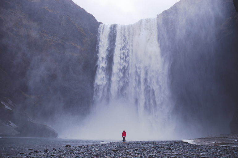 Iceland: Waterfall