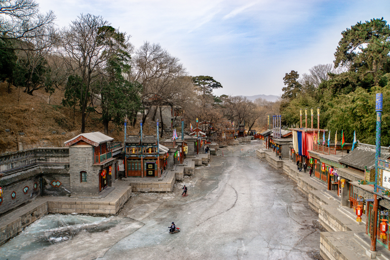 Peking: Sommerpalast im Winter