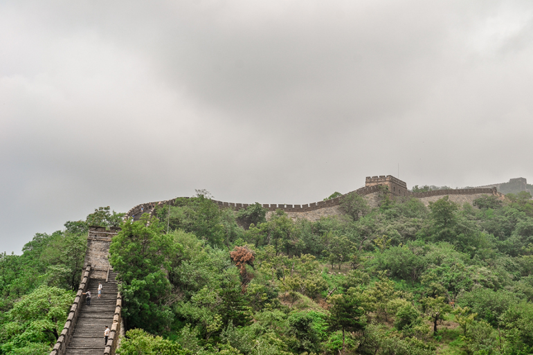 Peking: Blick über die chinesische Mauer