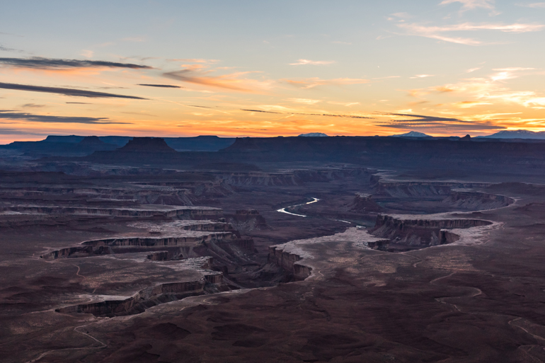 A river landscape from above.