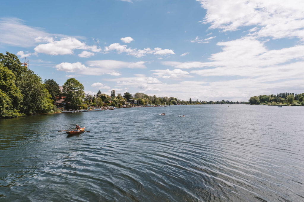Ein Sommerparadies auch für Wien-Besucher: Die Alte Donau in Wien.