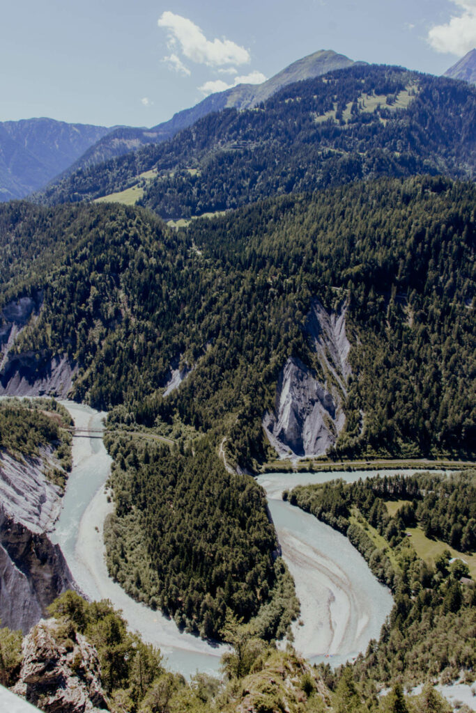 Ruinalta, eine Schlucht in der Schweiz