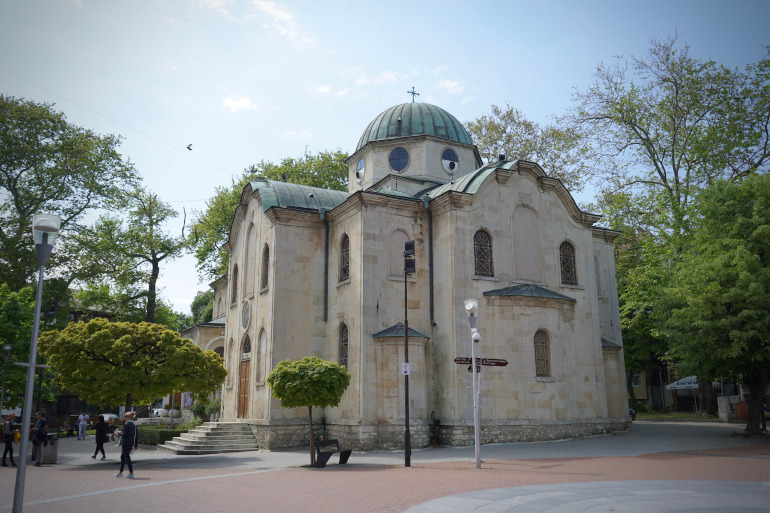 Eine Kathedrale in der schönen Stadt Varna in Bulgarien.