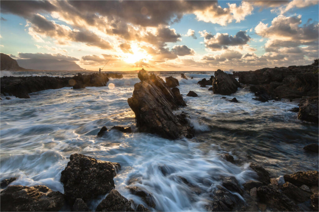 A pier by the sea in Sicily at sunset.
landscape photos