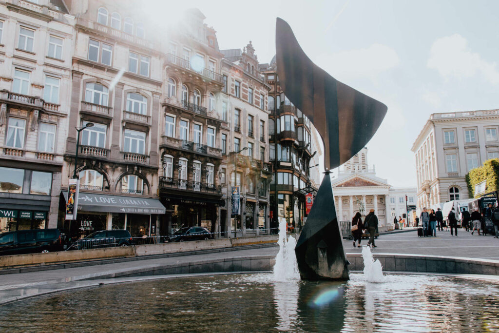 Auf dem Kunstberg in Brüssel kann man nicht nur die Museen bestaunen, sondern auch die Architektur.