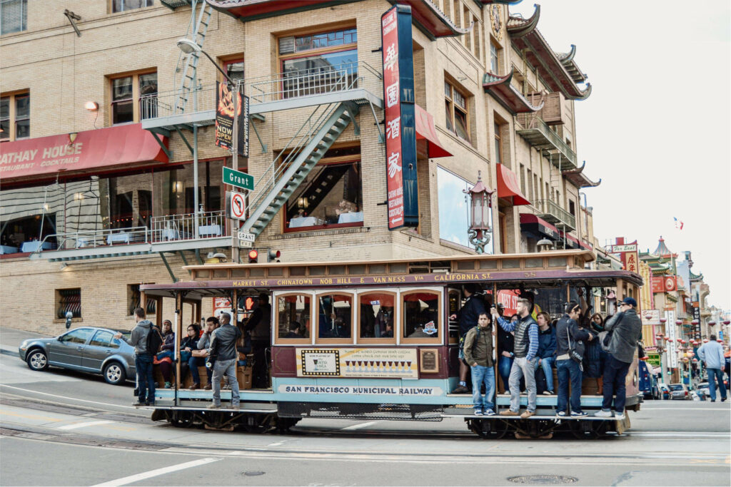 San Francisco's cable cars are now not just a means of transportation, they've become an attraction in their own right.