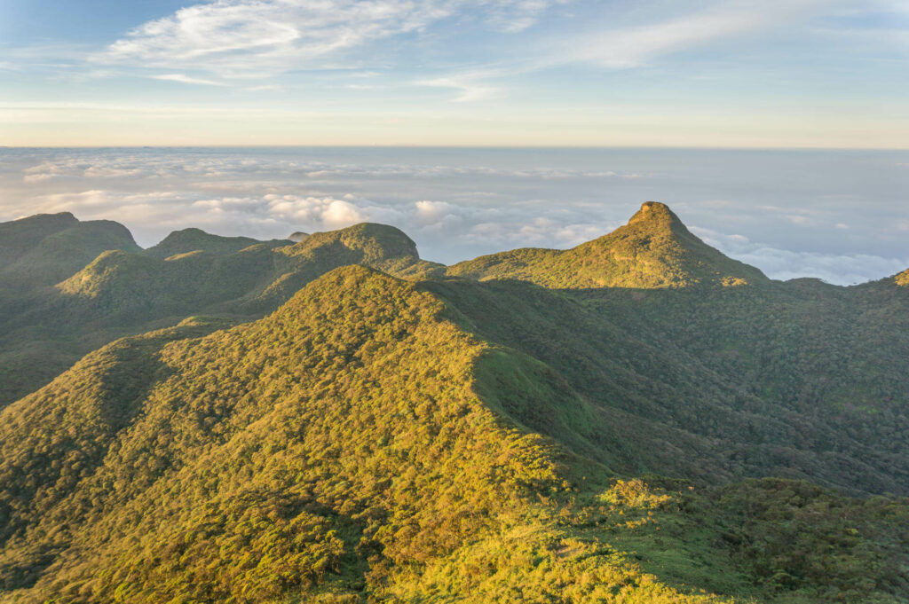 Ein besonderes Highlight auf der Sri Lanka Reise: Den Sonnenaufgang vom Gipfel des Adams Peak beobachten.